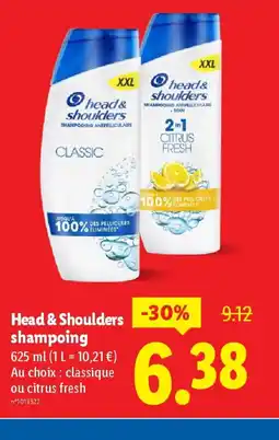 Lidl HEAD & SHOULDERS Shampoing offre