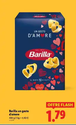 Lidl BARILLA un gesto d'amore offre