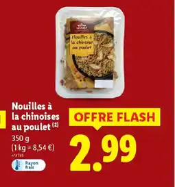 Lidl Nouilles à la chinoise au poulet offre