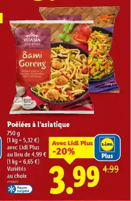 Lidl Poêlées à l'asiatique offre