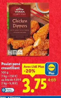 Lidl Poulet pané croustillant offre