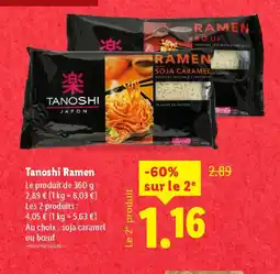 Lidl TANOSHI Ramen offre