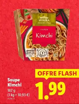 Lidl Soupe Kimchi offre