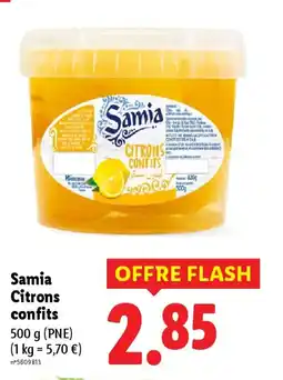 Lidl SAMIA Citrons confits offre