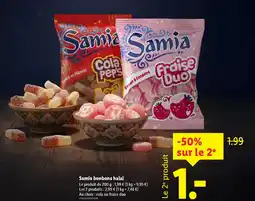 Lidl SAMIA bonbons halal offre