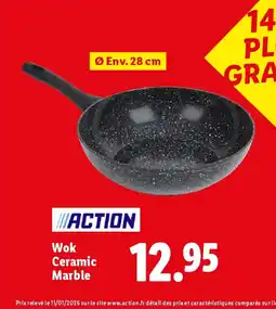 Lidl Wok Ceramic Marble offre