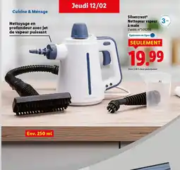 Lidl SILVERCREST Nettoyeur vapeur à main offre