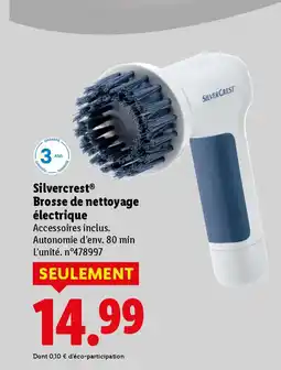 Lidl SILVERCREST Brosse de nettoyage électrique offre