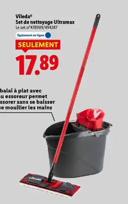 Lidl VILEDA Set de nettoyage Ultramax offre