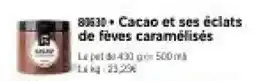 Thiriet Cacao et ses éclats de fèves caramélisés offre