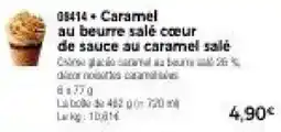 Thiriet 08414+ caramel au beurre salé cœu de sauce au caramel salé offre