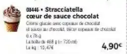 Thiriet Stracciatella coeur de sauce chocolat offre