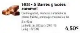 Thiriet 5 Barres glacées caramel offre