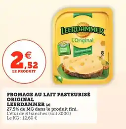 Utile LEERDAMMER Fromage au lait pasteurisé original offre