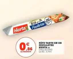 Utile HERTA Pâte tarte en or feuilletée offre