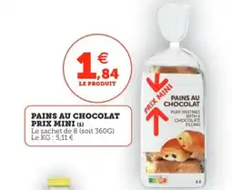Utile PRIX MINI Pains au chocolat offre