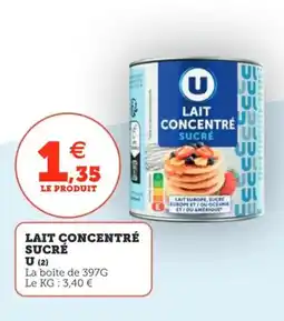 Utile U Lait concentré sucré offre