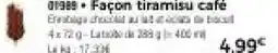 Thiriet Façon tiramisu café offre