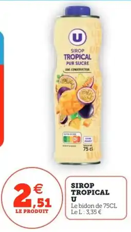 Utile U Sirop tropical offre