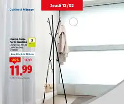 Lidl Livarno Home Porte-manteau offre