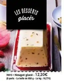 Thiriet Nougat glacé offre