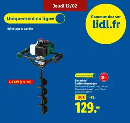 Lidl PARKSIDE Tarière thermique offre