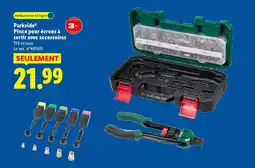 Lidl PARKSIDE Pince pour écrous à sertir avec accessoires offre