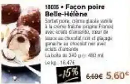 Thiriet Façon poire belle-hélène offre