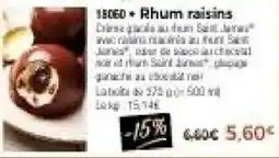 Thiriet Rhum raisins offre