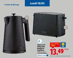 Lidl SILVERCREST Grille-pain double ou bouilloire offre