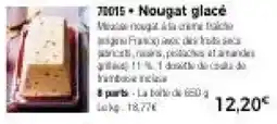 Thiriet Nougat glacé offre
