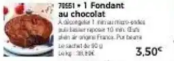 Thiriet 1 Fondant au chocolat offre