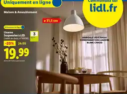 Lidl Livarno Suspension à LED offre