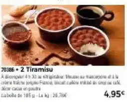 Thiriet 2 tiramisu offre