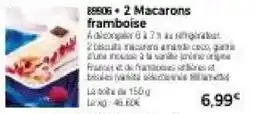 Thiriet 2 macarons framboise offre