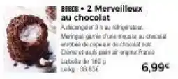 Thiriet 2 merveilleux au chocolat offre