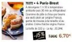 Thiriet 4 paris-brest offre
