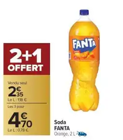 Carrefour Market Soda 'Fanta' offre