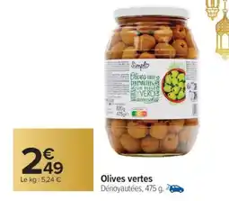 Carrefour Market OLIVES VERTES offre