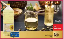 Carrefour Huile de tournesol SIMPL offre