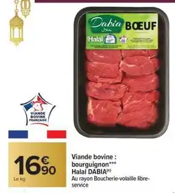 Carrefour Market Viande Bovine : Bourguignon offre