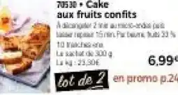 Thiriet Cake aux fruits confits offre