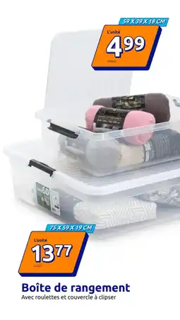 Action Boîte de rangement offre