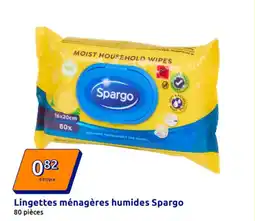 Action SPARGO Lingettes ménagères humides offre
