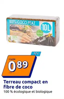 Action Terreau compact en fibre de coco offre