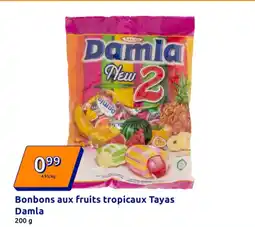 Action DAMLA Bonbons aux fruits tropicaux Tayas offre