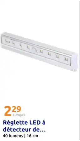 Action Réglette LED à détecteur de... offre