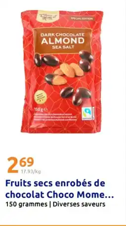 Action Fruits secs enrobés de chocolat Choco Mome. offre
