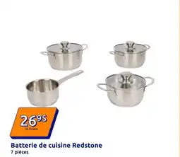 Action Batterie de cuisine Redstone offre