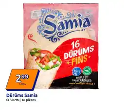 Action SAMIA Dürüms offre
